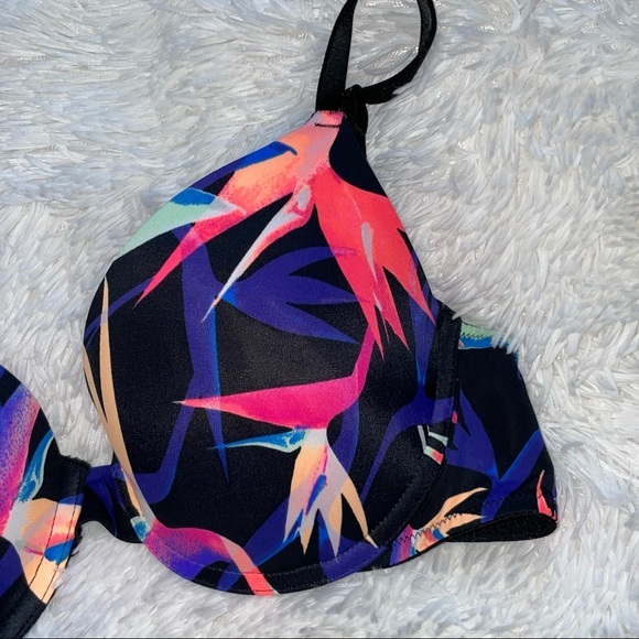 Victorias Secret Push Up Bra Tropical size 34C‎ wear everywhere push up intimate - Picture 3 of 8